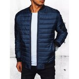 DStreet Kurtka męska pikowana bomber jacket granatowa | Shoptok.si
