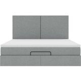vidaXL Otomanski krevet s madracem svijetlosivi 180x200cm od tkanine | shoptok.hr
