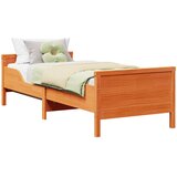  Krevetna konstrukcija Vosak smeđa 80 x 200 cm Konstruirano drvo | Eponuda.com