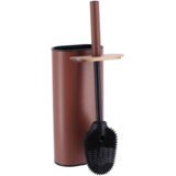 Tendance WC ČETKA SILIKONSKA OVALNA METAL/AKACIJA,SMEĐA | shoptok.hr
