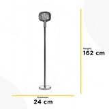  onli - podna lampa doroty 1xE27/22W/230V plava/zlatna | Eponuda.com