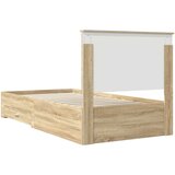  Okvir za krevet s uzglavljem Sonoma hrast 100 x 200 cm | shoptok.hr