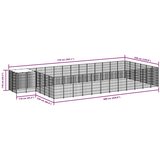  Kavez za pse srebrni 22,99 m² čelični | Eponuda.ba