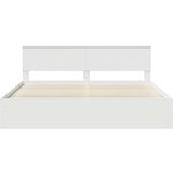 Okvir za krevet Bijelo 200 x 200 cm Čvrsto borovo drvo | shoptok.hr