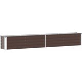 Furnova Visoka greda pocinkano jeklo 320x40x45 cm rjava, (21920787) | Shoptok.si