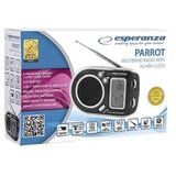 Digitalni radio + alarm + sat ESPERANZA PARROT BLACK, LCD Display, na baterije, ERB101K Cijene