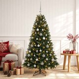  Umjetno božićno drvce s kuglicama 150 cm 150 LED lampica | shoptok.hr