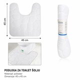 KMT Podloga za wc šolju, Bela Cene