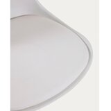 Kave Home Mat bel barski stol z nastavljivo višino iz umetnega usnja (višina sedeža 60 cm) Orlando-T – | Shoptok.si
