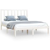  Posteljni okvir bel iz trdne borovine 140x200 cm, (20708173) | Shoptok.si