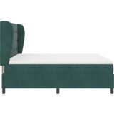 Box Spring Krevet s Madracem Tamno Zelena 180x200 cm Baršun | shoptok.hr