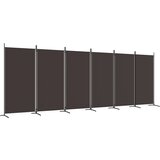 Maison Chic Paravan - Sobne pregrade 6-delni rjav 520x180 cm blago, (22111554) | Shoptok.si