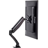 Iiyama Flexible desk mount for single monitor with height adjustable gas spring. Deskmount with clamp or grommet. Monitor size 10~27", VESA 75x75 or 100x100mm, 1~5kg DS3001C-B1 | ePonuda.com