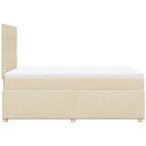  Krevet box spring s madracem krem 120 x 190 cm od tkanine | shoptok.hr