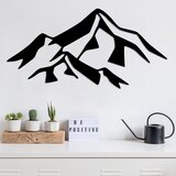 Wallity Zidna dekoracija Mountain 1, 80x40 cm, 1.5 mm, Crna Cene
