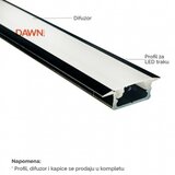 Bb Link led profil LL-ALP001-R komplet crni | Eponuda.com