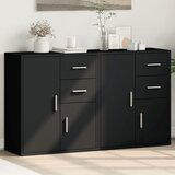 vidaXL Komoda 2 kosa črna 60x31x70 cm inženirski les | Shoptok.si