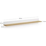 Kave Home Bijela/u prirodnoj boji polica u dekoru hrasta 120 cm Abilen – | shoptok.hr