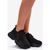 Boto Women's Sneakers With Crocheted Upper Black Jelhiris | shoptok.hr