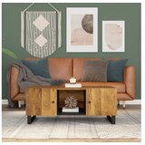  Klubska mizica 100x54x40 cm trmangov les in inženirski les | Shoptok.si