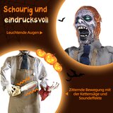 SHX Animirani mož z verižno žago za halloween dekoracijo | Shoptok.si