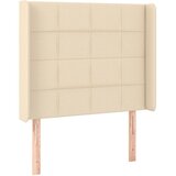  Krevet box spring s madracem LED krem 100x200 cm od tkanine | shoptok.hr