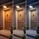  LED prigušiva spoljašnje zidno svetlo LED/12/18/24W/230V 3000/4000/6500K IP54 crna | Eponuda.com
