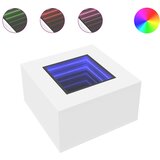  Stolić za kavu s LED bijeli 60x60x40 cm od konstruiranog drva | Eponuda.com