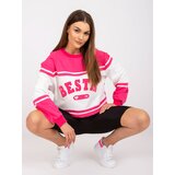FANCY Sweatshirt-FA-BL-7699.04P-white-pink | Shoptok.si