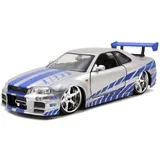 Hitri in drzni: Model avtomobila Brian',s 2002 Nissan Skyline GT-R (BNR34) 1/24- Simba Toys