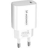 Wozinsky 20W USB-C 100-240V stenski polnilec, bel, (21510595) Cene