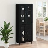  Highboard Zidne Crni hrast 69,5 x 34 x 180 cm Konstruirano drvo | Eponuda.ba
