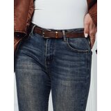 DStreet Spodnie damskie SKINNYJEAN skinny z paskiem jeansowe granatowe | shoptok.hr