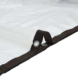 vidaXL Prozirna cerada s ušicama 2x12 m polietilen | shoptok.hr
