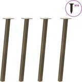  Noge za konzolni stol 4 kom. Prirodni čelik 72 cm Čelik | shoptok.hr