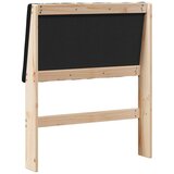 vidaXL tapecirani uzglavlje crna 80 cm čvrsto borovo drvo | shoptok.hr