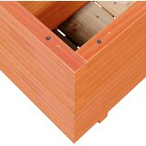  Vrtna sadilica voštano smeđe boje 90x40x49,5 cm od borovine | shoptok.hr