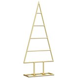 vidaXL Kovinsko božično drevesce Zlata 60 cm Jeklo s prašnim premazom, (5000068085) | Shoptok.si