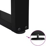  Noge za klub stolić V-oblika 2 kom Crne 50 x (30-31,3) cm Čelik | shoptok.hr