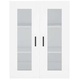  Visoka komoda bijela 69 5x34x180 cm konstruirano drvo | shoptok.hr