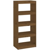 Ormarić za knjige / pregrada boja meda 60x30x135,5 cm borovina | shoptok.hr