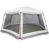  Šator za bazen s uklonjivim letvicama i mrežastim stjenkama Siva 618 x 532 cm | Shoptok.si