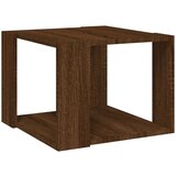 vidaXL Klubska mizica rjavi hrast 40x40x30 cm konstruiran les, (20624842) | Shoptok.si