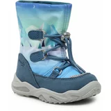 Superfit Čizme za snijeg 'Glacier' morsko plava / svijetloplava / svijetlozelena / lila
