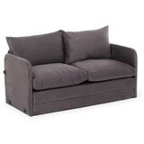 Atelier Del Sofa Dvosed na razvlačenje Saga, 128x70x66 cm, Sivi | Eponuda.ba