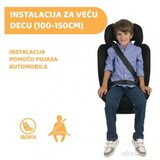 Chicco a-s mokita i-size (76-150), black Cene