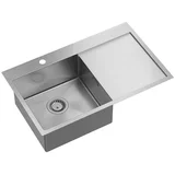 jekleno pomivalno korito russel 111 brush nickel