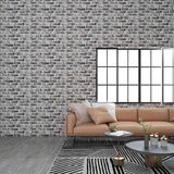  3D zidni paneli s uzorkom tamnosivih cigli 11 kom EPS | shoptok.hr