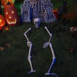 Halloween Skelet sa Šiljcima za Tlo Bijelo 45,5 x 13 cm | shoptok.hr