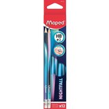 Maped Grafitna olovka Nightfall s gumicom HB 12/1 MAP851813 | shoptok.hr